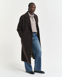 Rugger em malha de mistura de lã e caxemira