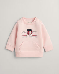 Sweatshirt com decote redondo Archive Shield Baby