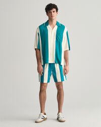 Camisa de manga curta em viscose relaxed fit