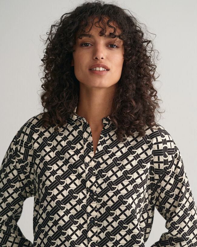 Camisa G Patterned relaxed fit