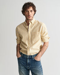 Camisa Oxford Archive &agrave;s riscas regular fit