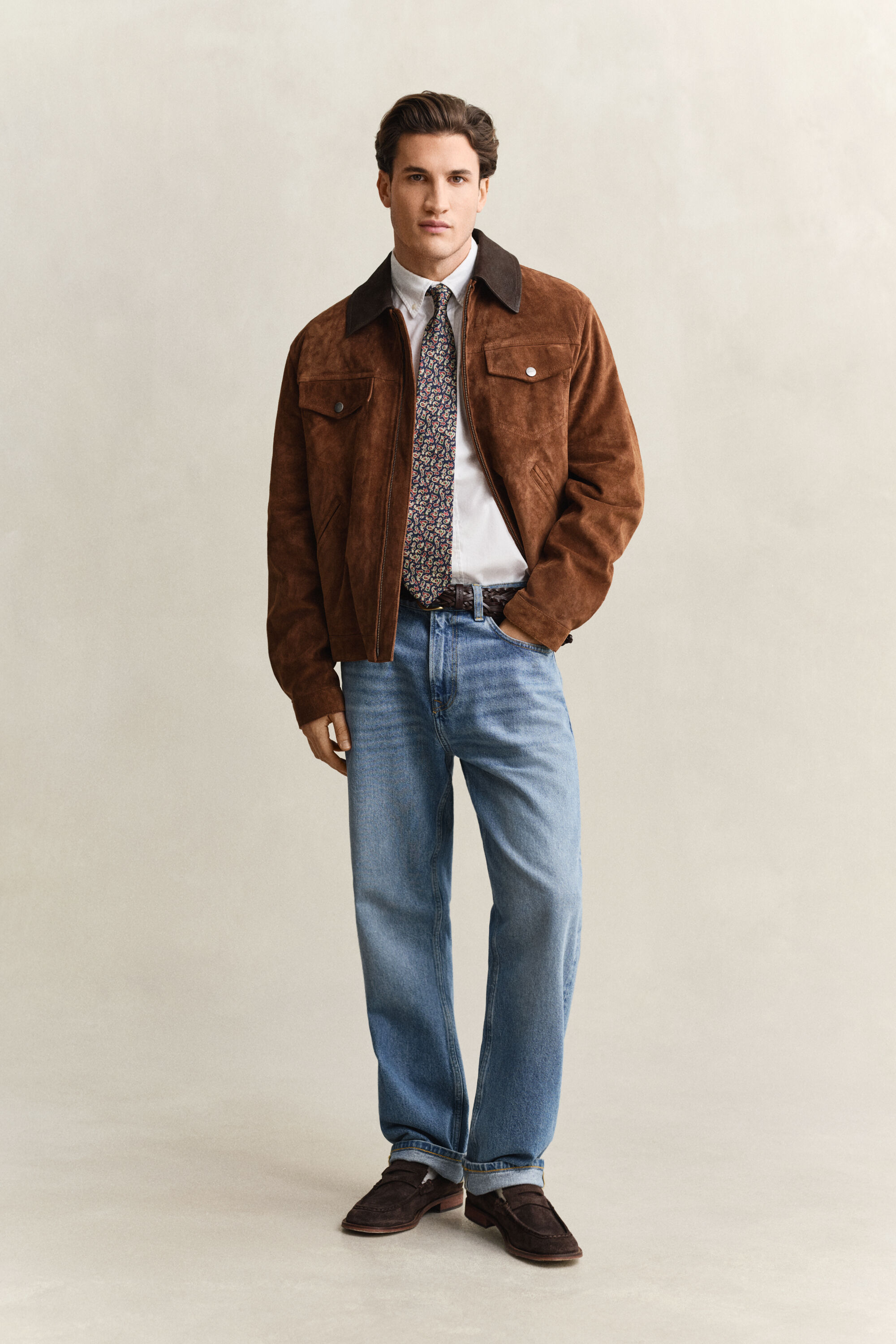 Camisa Oxford pinpoint