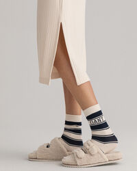 Vestido em jersey com aberturas Detail