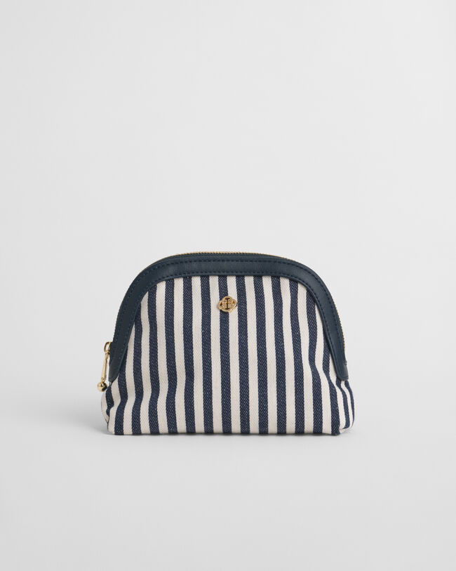 Bolsa de maquilhagem às riscas Hickory