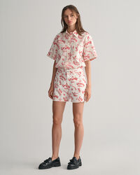 Calções com estampado Text