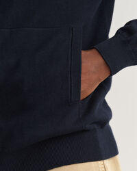 Casaco de malha em algodão com fecho de correr Classic