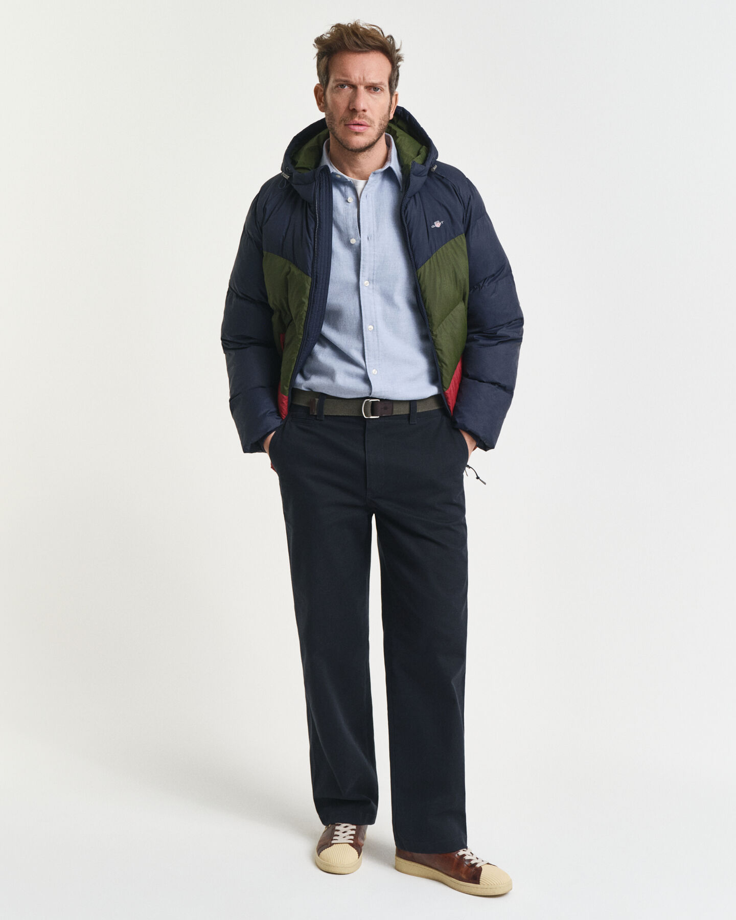 Camisa de flanela mesclada regular fit