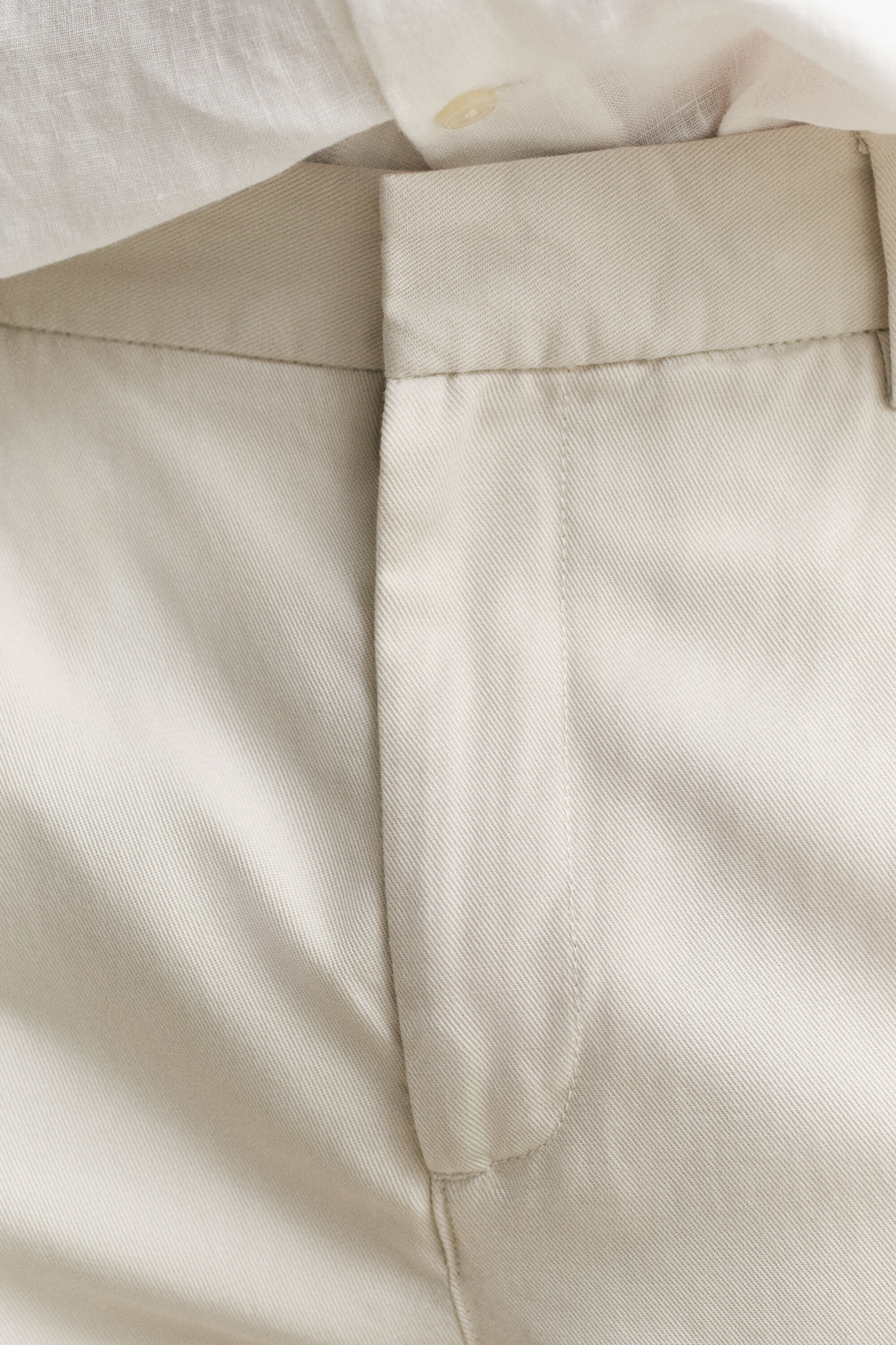 Calças em mistura de liocel