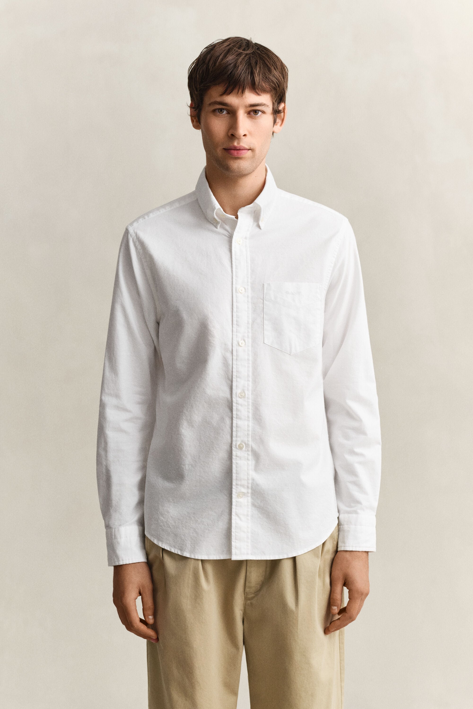 Camisa Oxford Dobby Classic