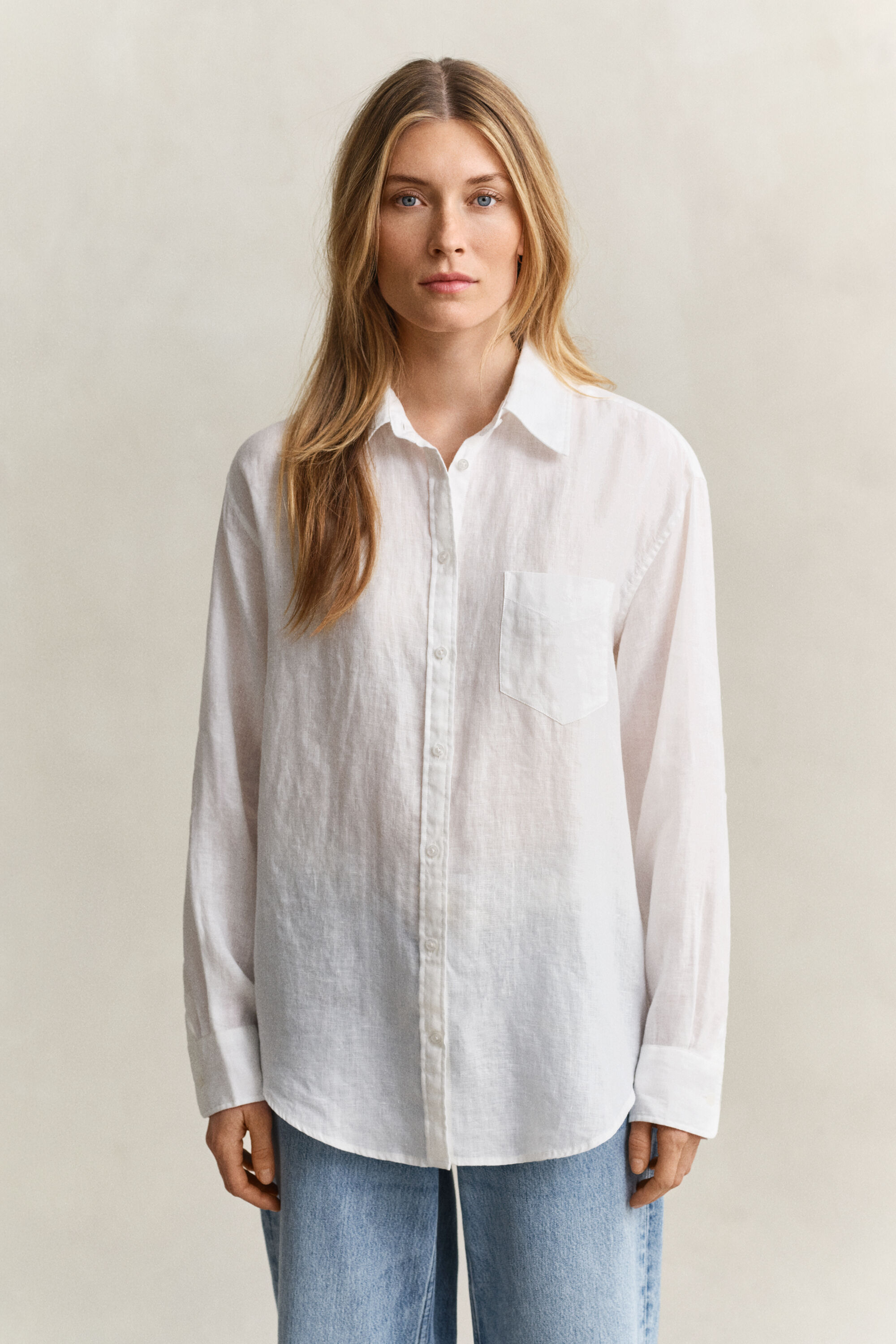 Camisa de linho relaxed fit