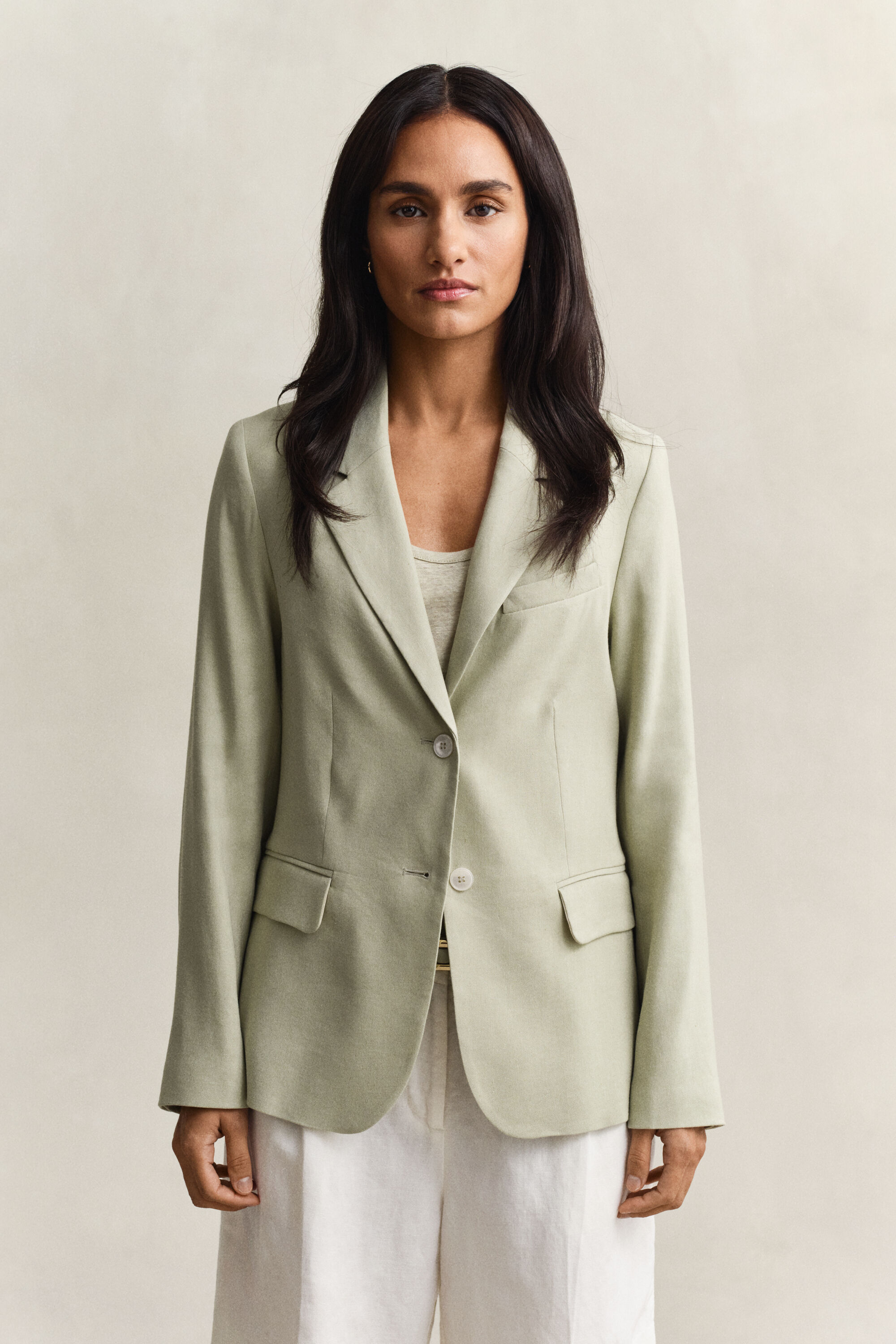 Blazer em linho com elastano