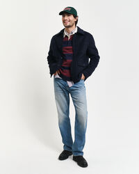 Rugger &agrave;s riscas em l&atilde; extrafina