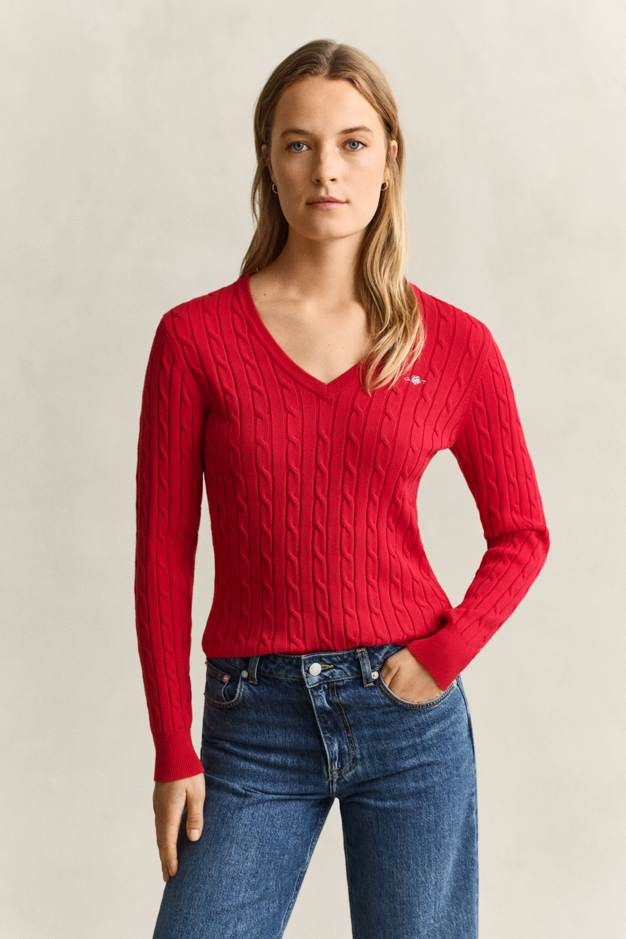 Camisola de malha entrançada Classic