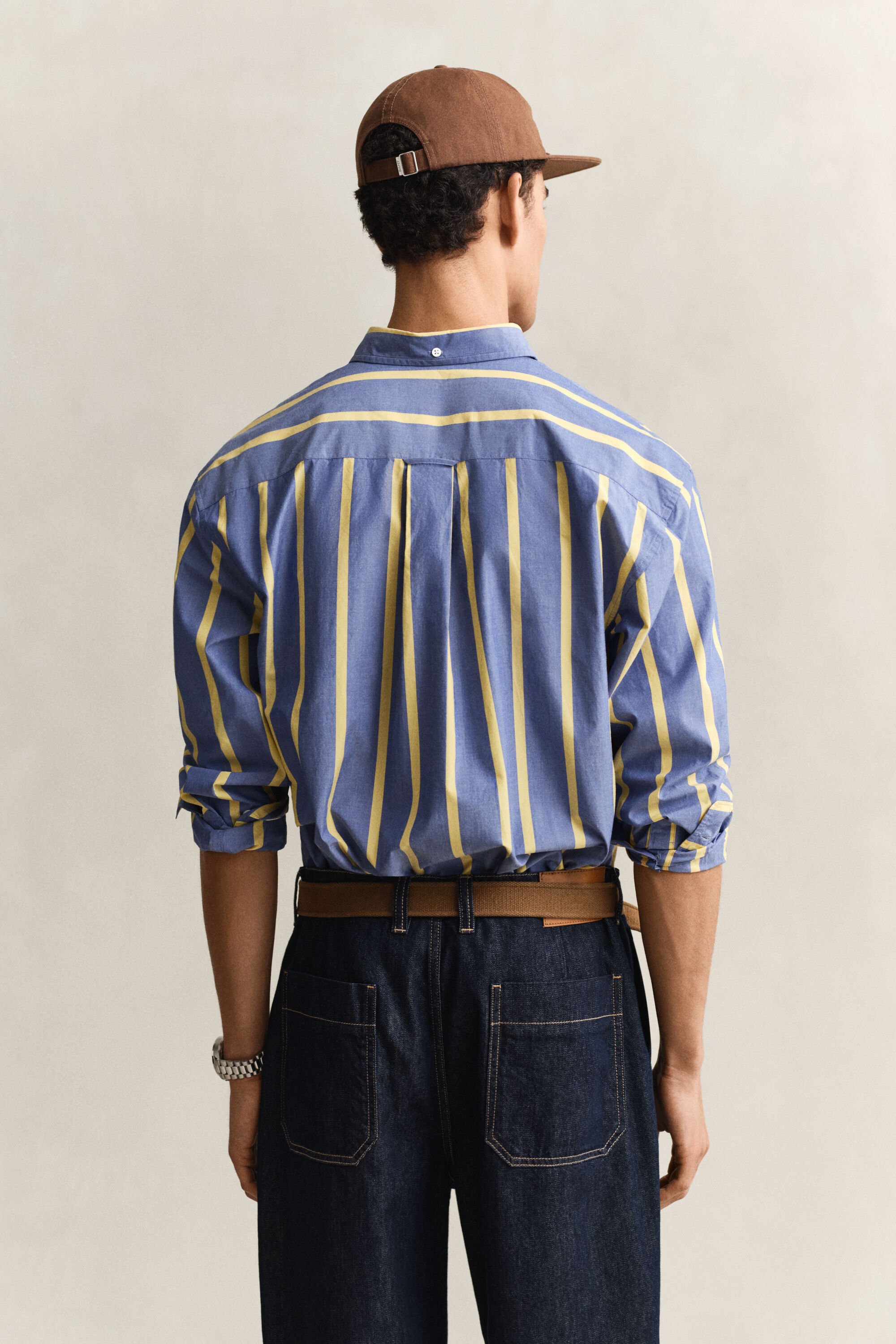 Camisa às riscas Heritage Poplin