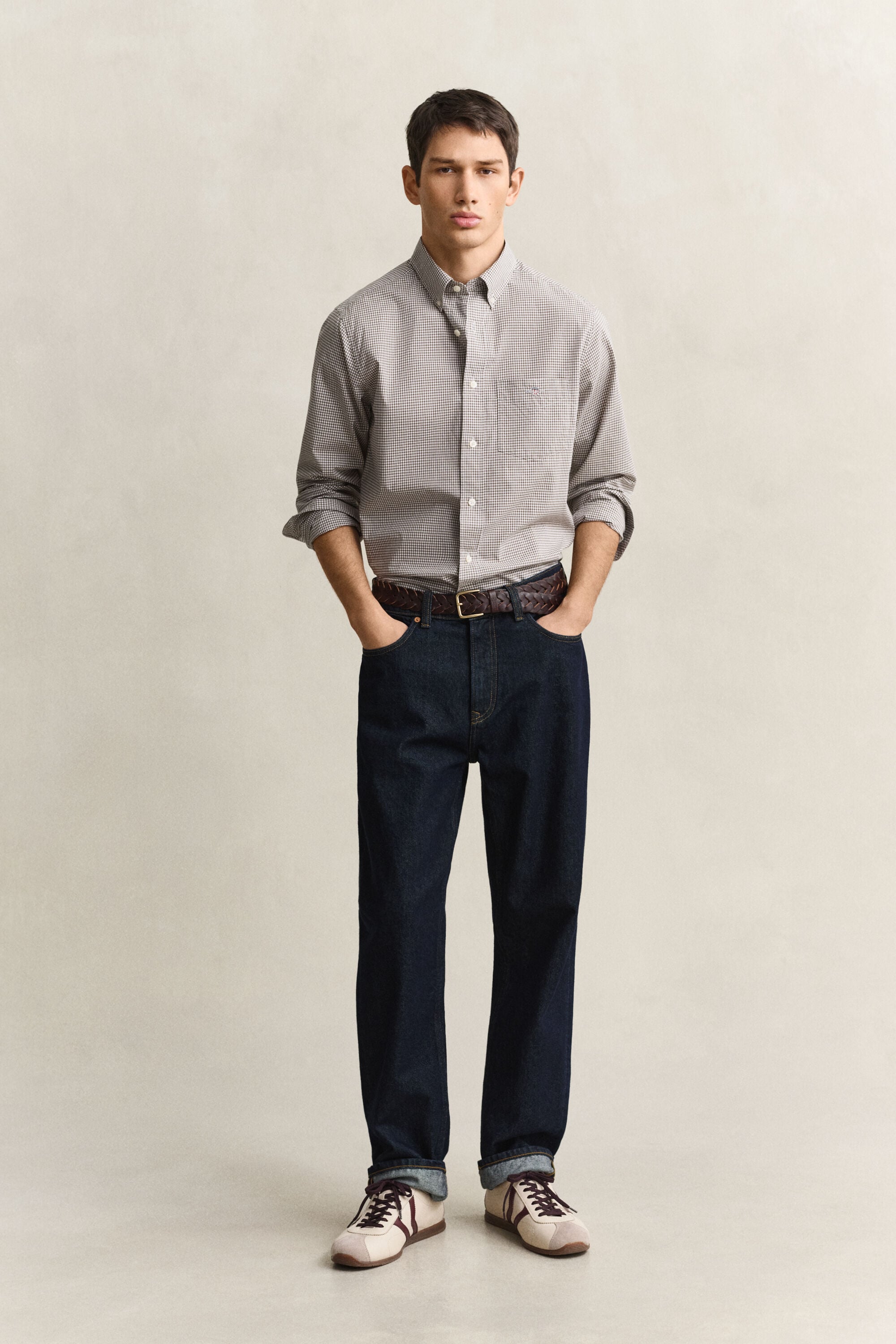 Camisa em popelina Gingham Classic