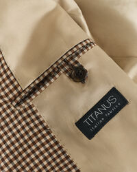 Blazer com padrão de xadrez Gingham relaxed fit