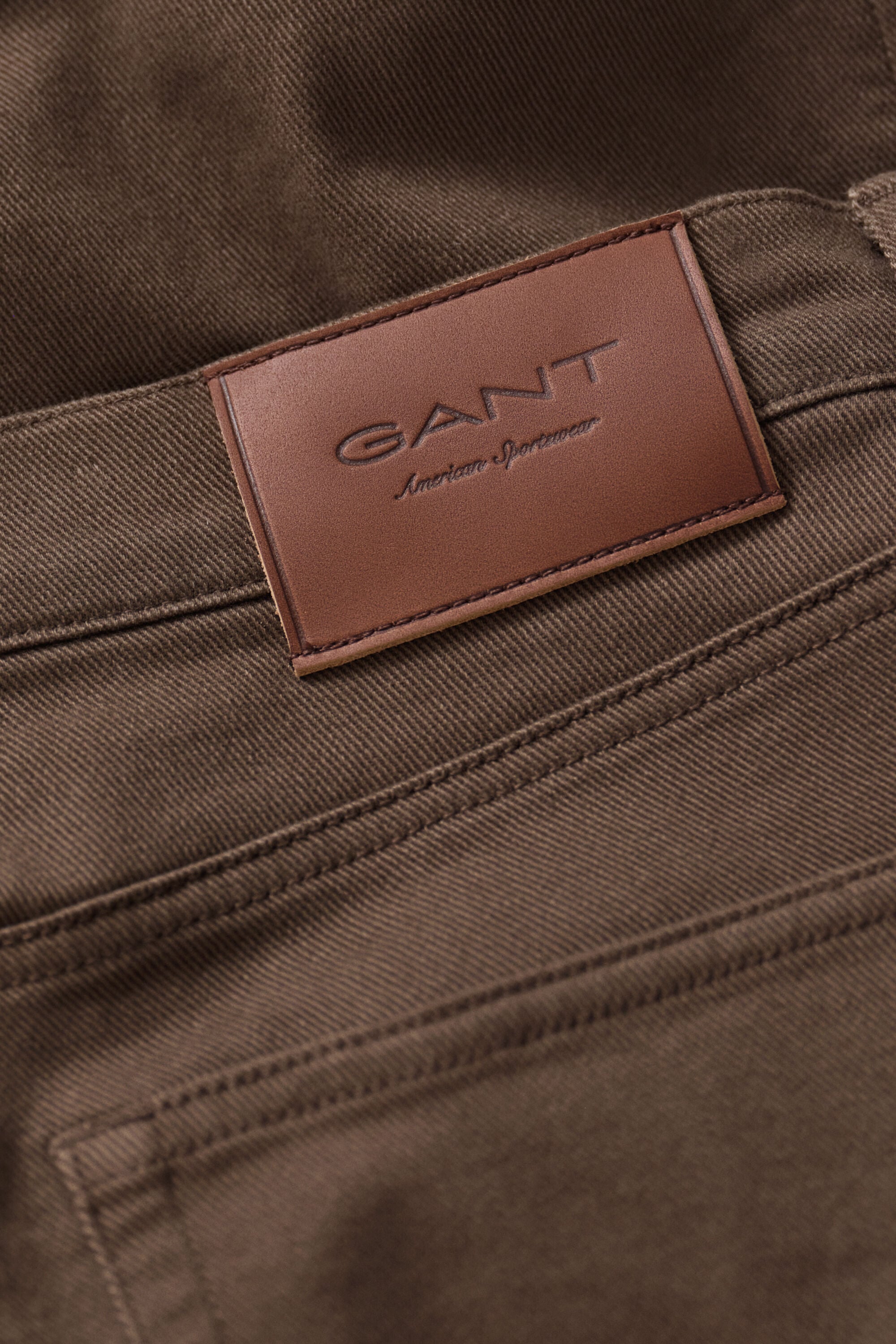 Calças de sarja slim fit