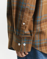 Camisa com padrão axadrezado oversized