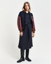 Vestido-camisa com bolsos