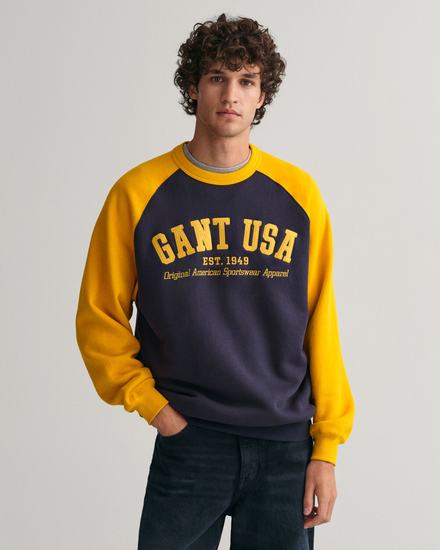 Sweatshirt com decote redondo GANT USA