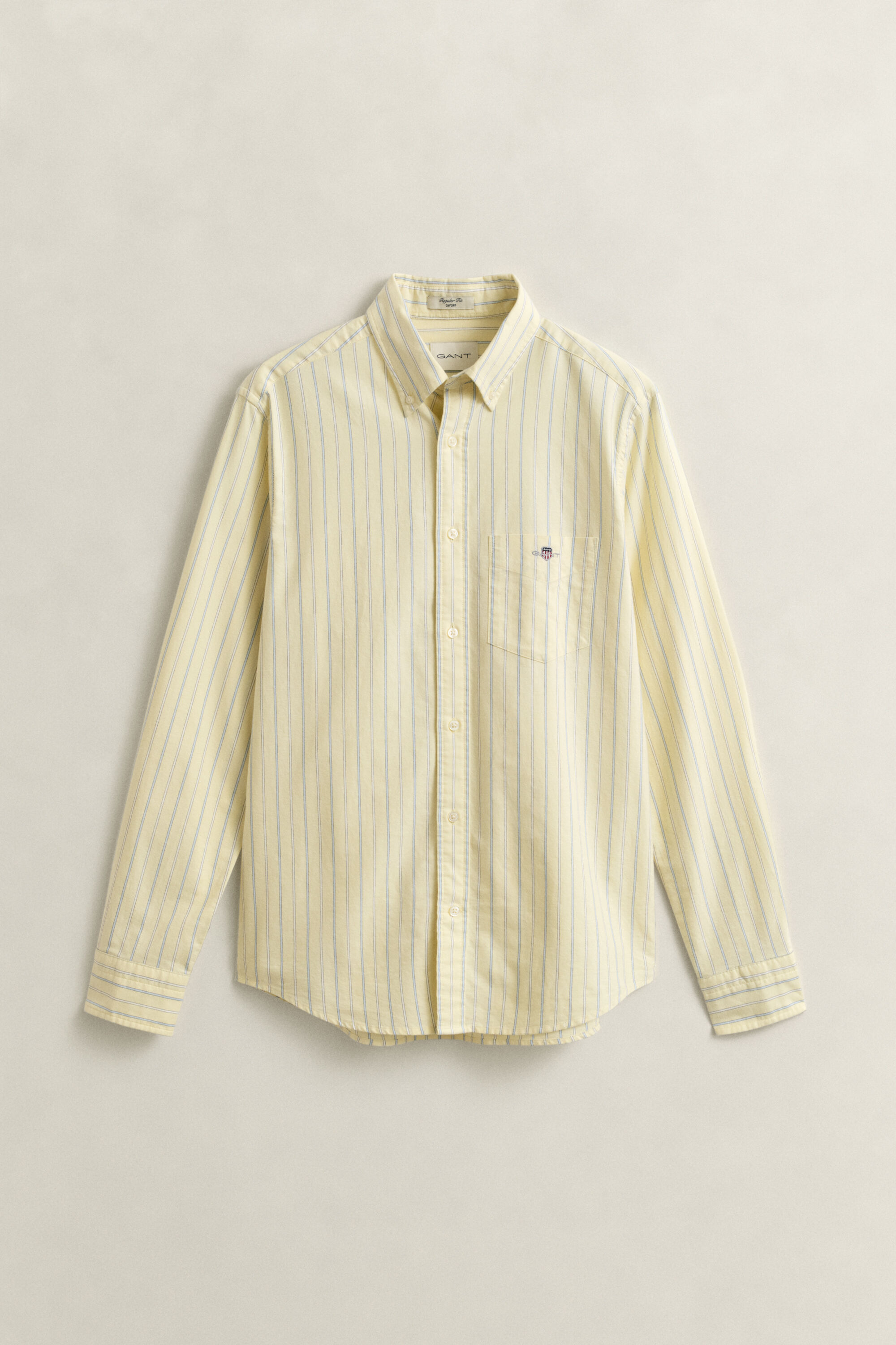 Camisa Oxford às riscas Classic