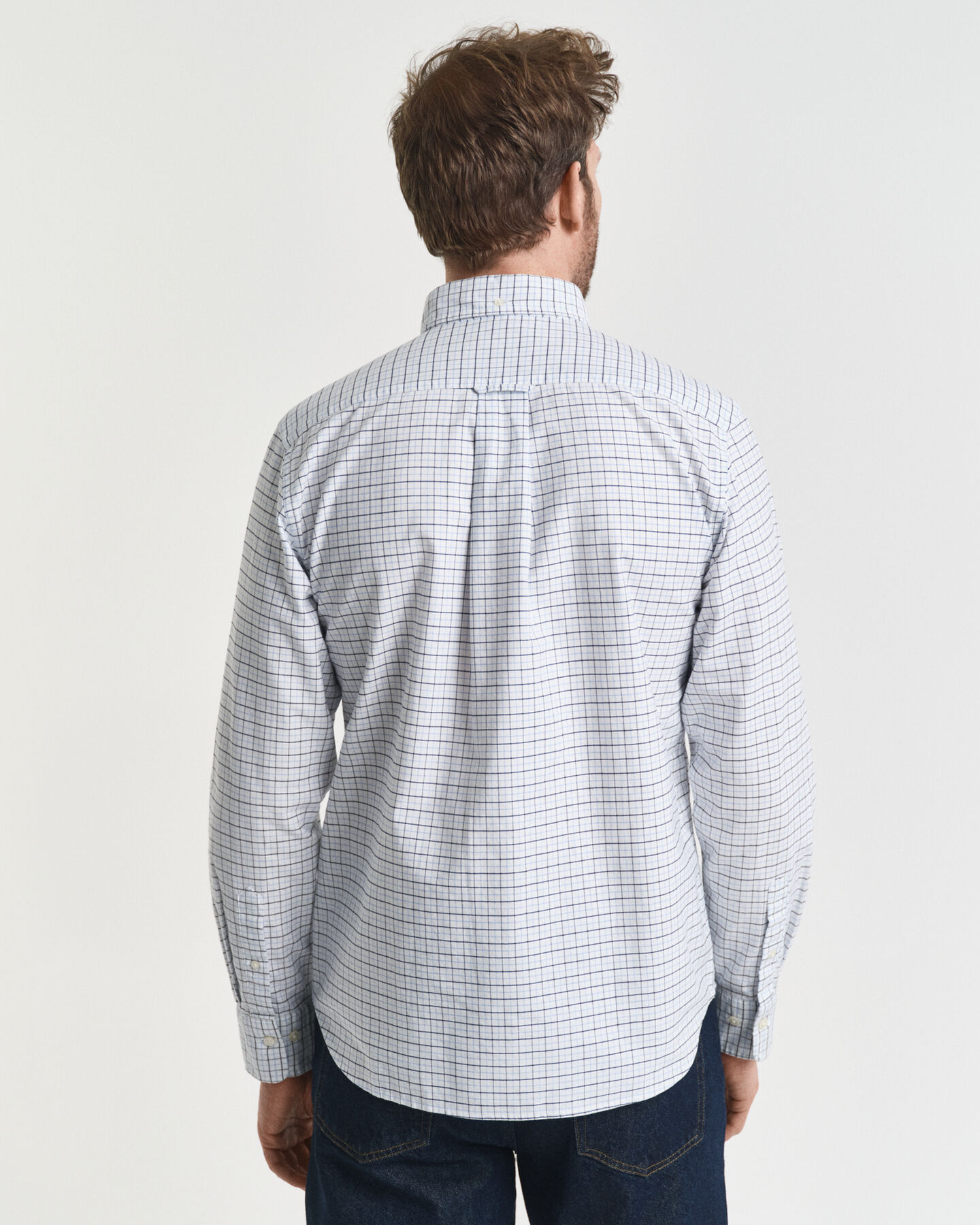 Camisa Oxford clássica Tattersall regular fit