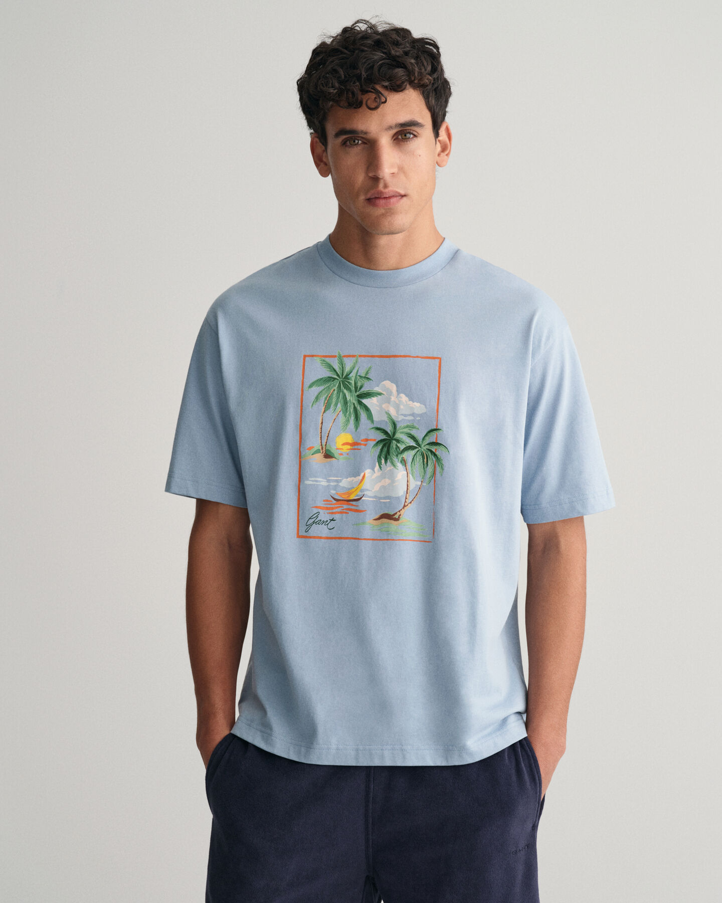 T-shirt Hawaiian Print