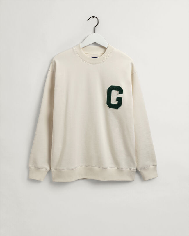 Sweatshirt com decote redondo Collegiate G