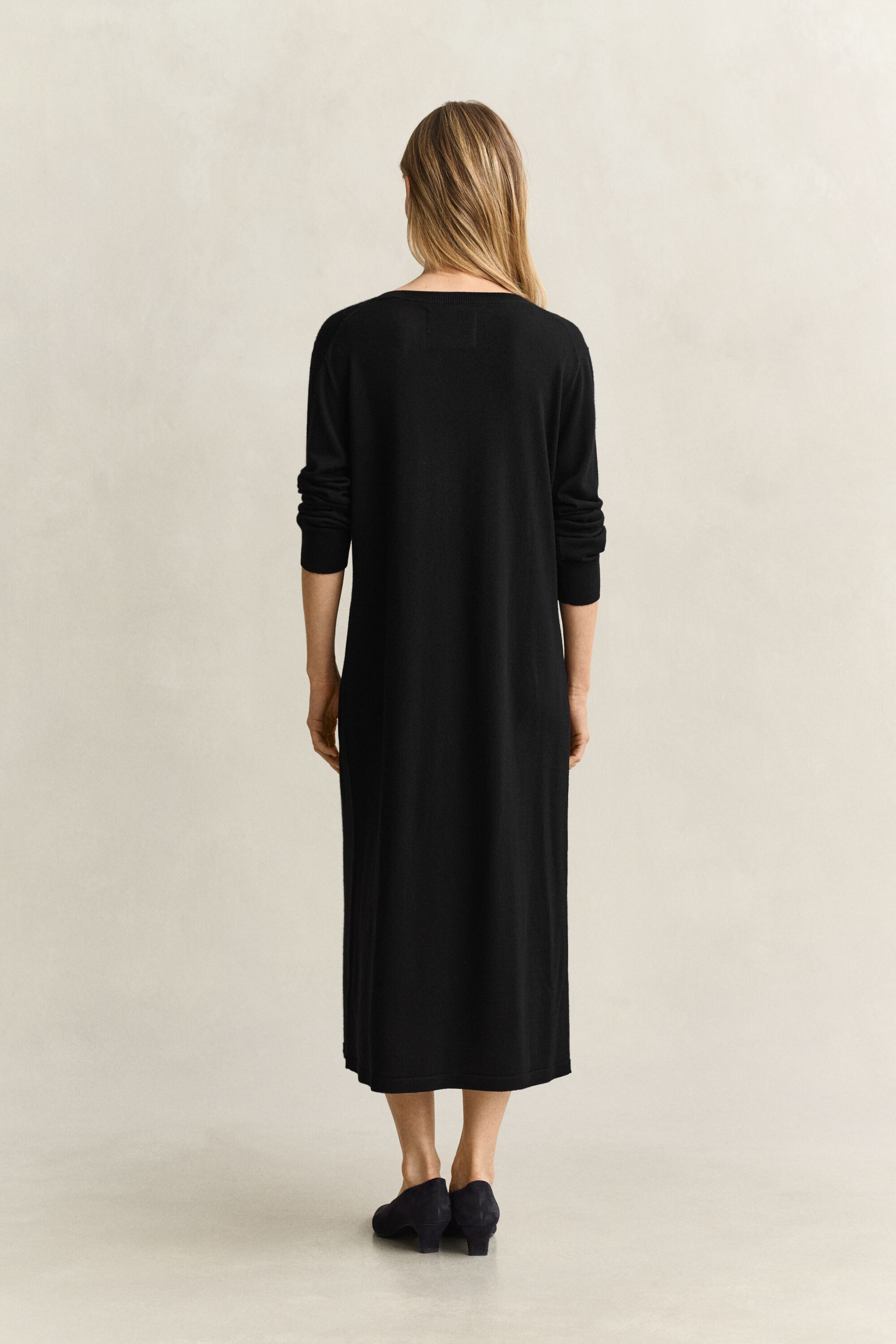 Vestido em lã de merino extrafina
