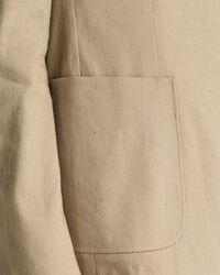 Blazer de fato em linho e algodão