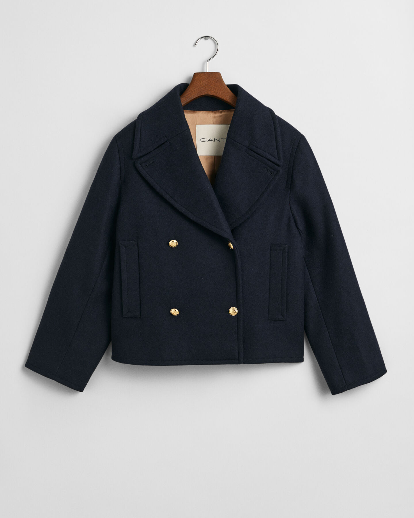 Casaco de marinheiro em lã