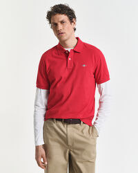 Polo em algodão piqué Shield regular fit