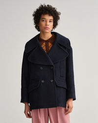 Casaco de marinheiro oversized