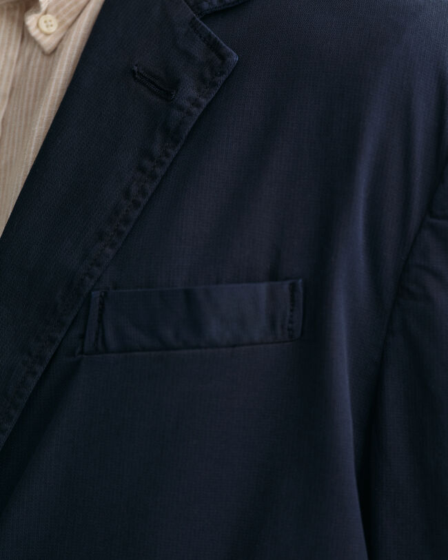 Blazer de fato em algodão