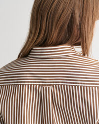 Camisa em popelina às riscas Classic regular fit