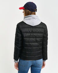 Blusão de penas leve com logótipo