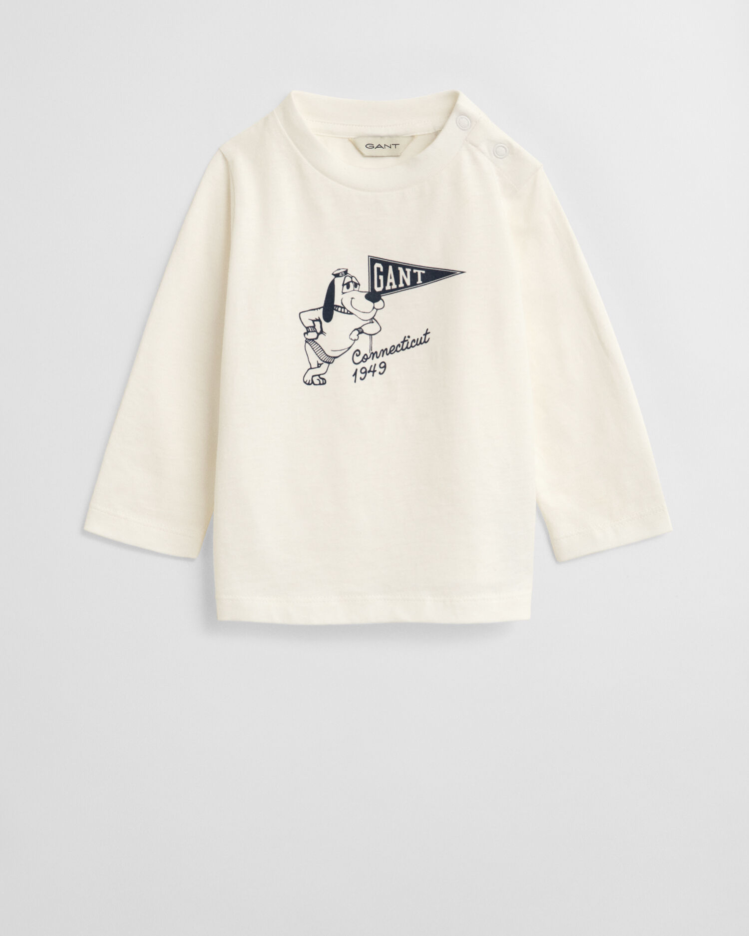 Camisola de manga comprida com estampado gráfico Dog Baby