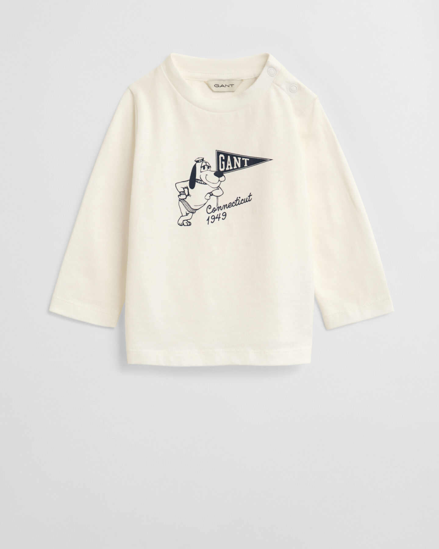 Camisola de manga comprida com estampado gráfico Dog Baby