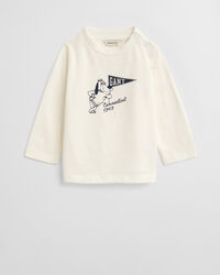 Camisola de manga comprida com estampado gráfico Dog Baby