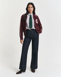 Casaco de malha com fecho de correr GANT Varsity