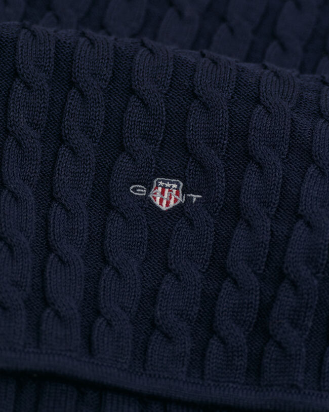 Cobertor em malha entran&ccedil;ada de algod&atilde;o Shield Baby