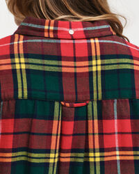 Camisa em sarja Tartan relaxed fit