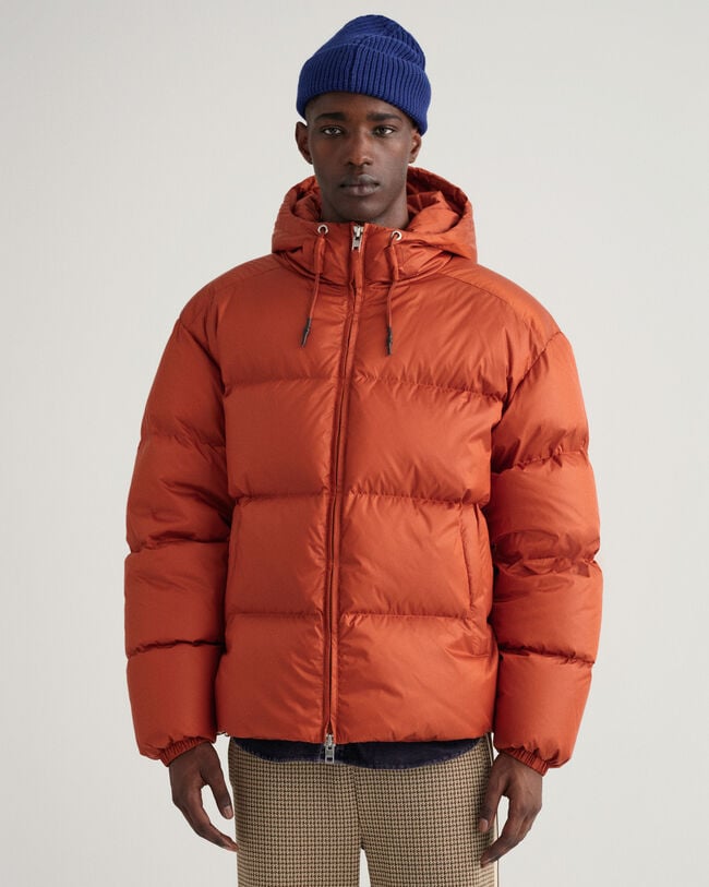 Blusão brilhante Puffer