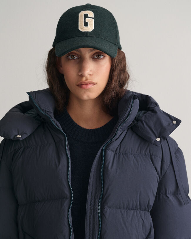 Blusão de penas curto