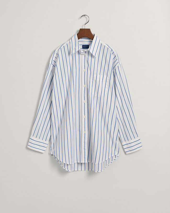 Camisa &agrave;s riscas oversized