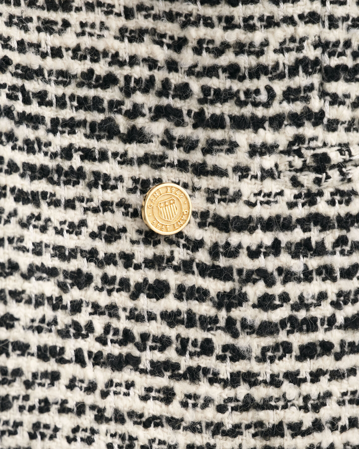 Casaco tipo blazer em tweed