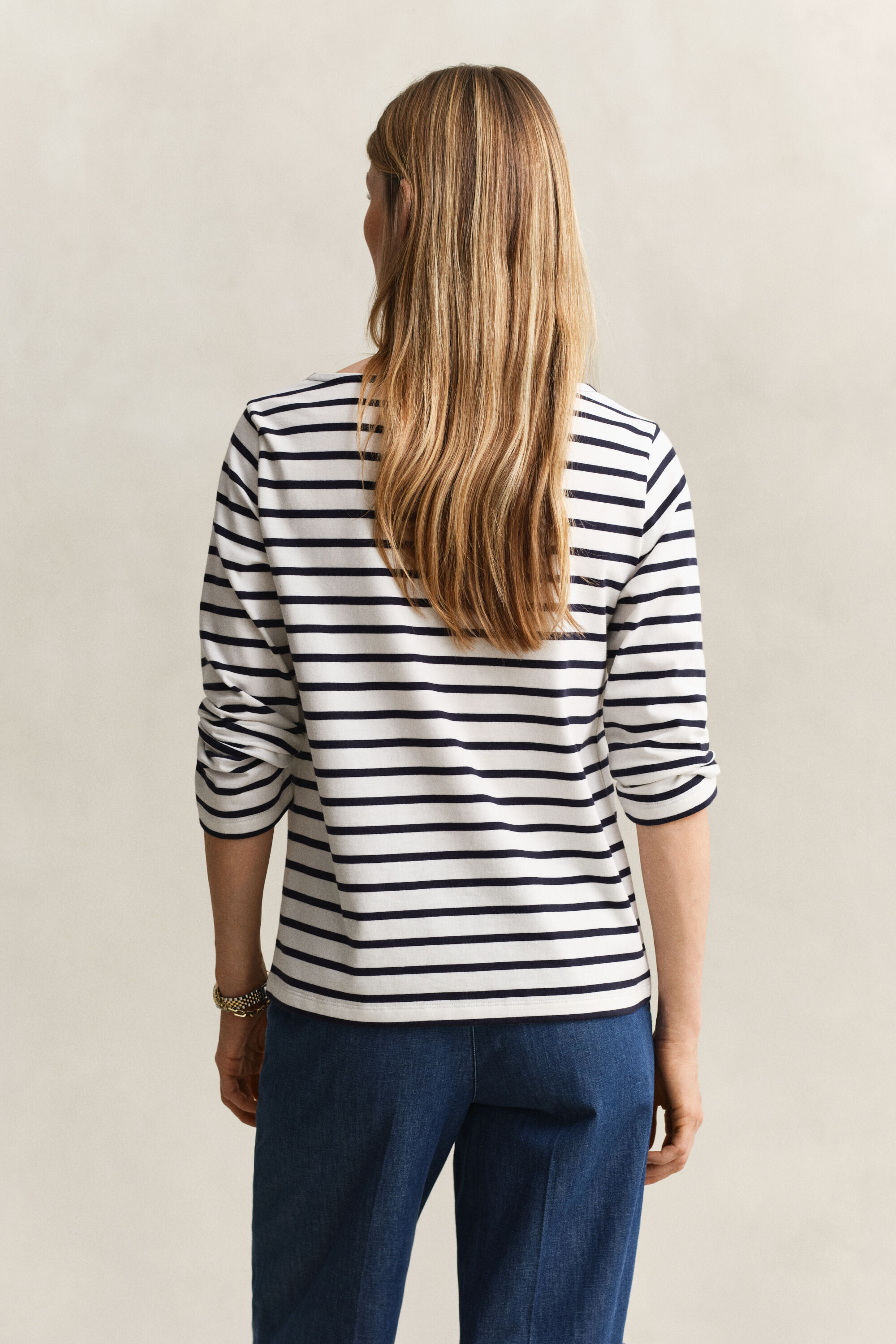 T-shirt com mangas a 3/4