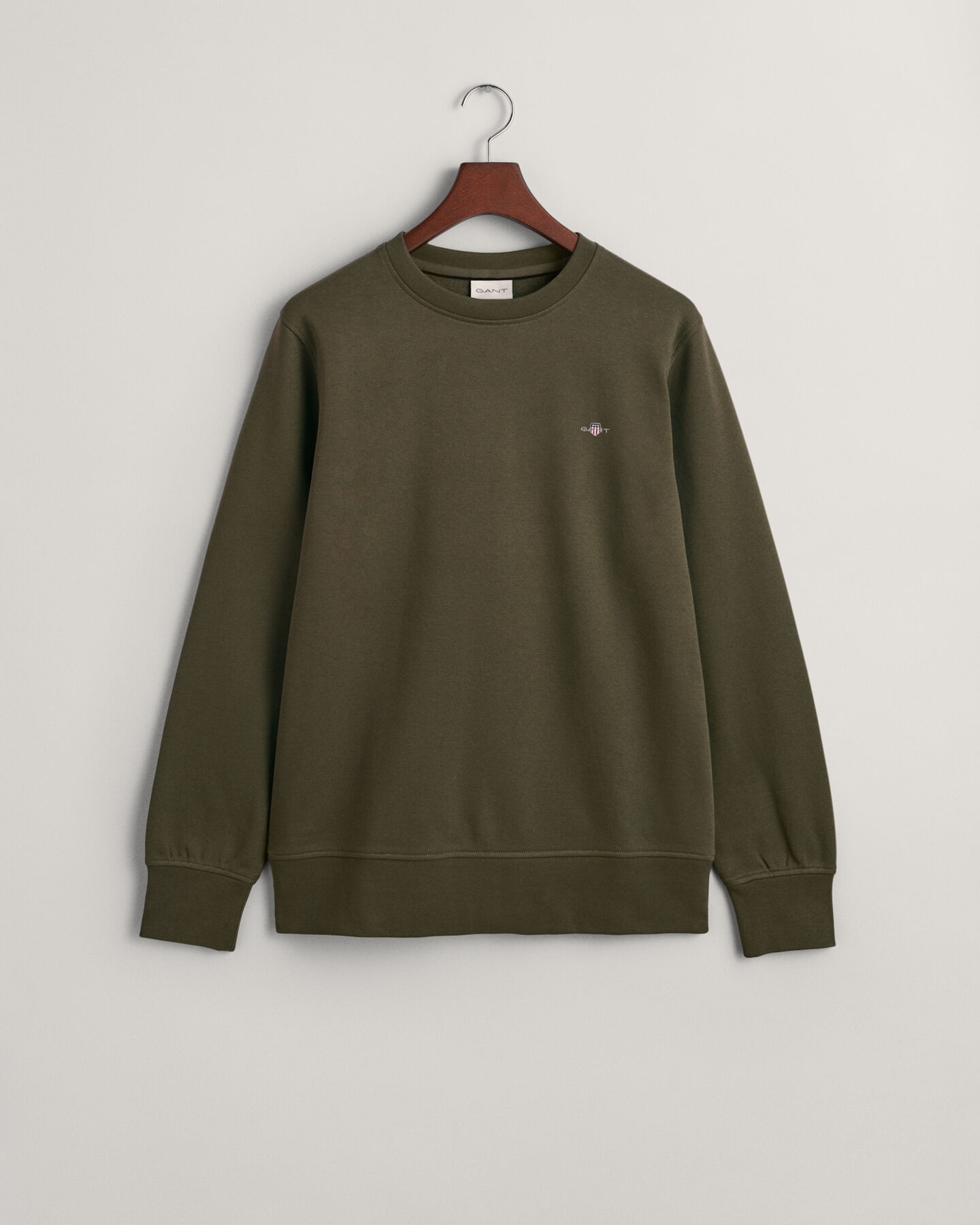 Sweatshirt com decote redondo Archive Shield bordada Seasonal Essential
