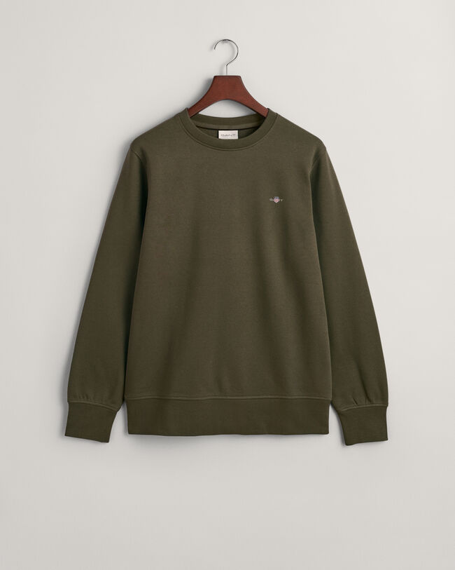 Sweatshirt com decote redondo Archive Shield bordada Seasonal Essential