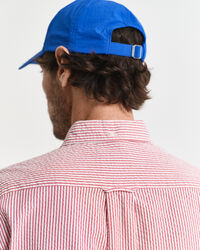 Camisa Seersucker às riscas regular fit